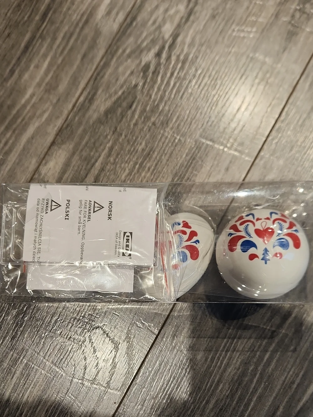 NWT IKEA Set Of 3 Christmas Ornaments